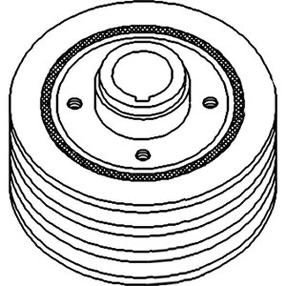 D8NN6316AC Crankshaft Dampener Pulley Fits Ford New Holland 7910 8210 8530