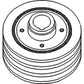 Crankshaft Dampener Pulley Fits Ford TW25 8210 9700 TW5 7910 fits Versatile