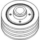D8NN6316AC Crankshaft Dampener Pulley Fits Ford New Holland 7910 8210 8530