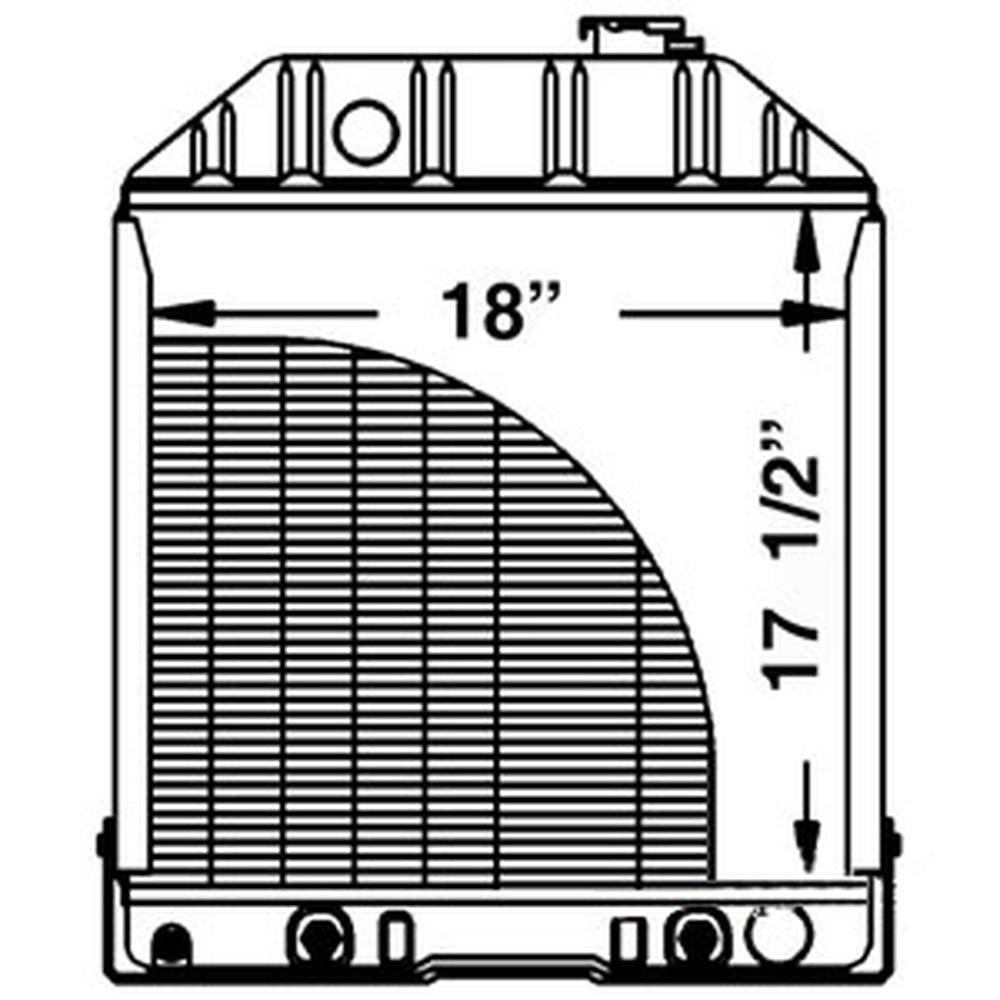 1106-6321 - Radiator Fits Ford/New Holland