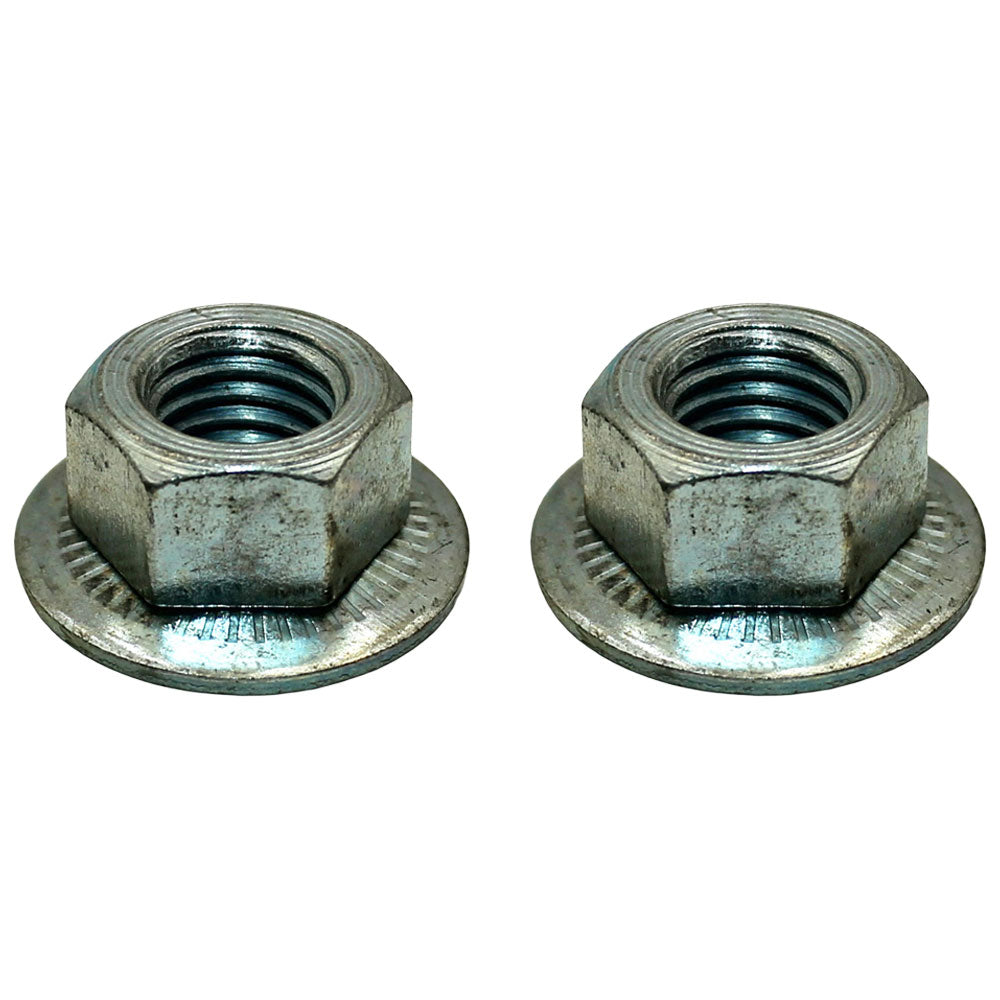Qty. 2: Disc Mower Blade Nut
 Fits John Deere Replaces DC19996