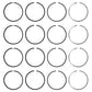 Qty 4: Piston Ring Set (.030) Fits Ford/New Holland Replaces 3917469