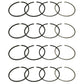Qty 4: Piston Ring Set (.030) Fits Ford/New Holland Replaces 3917469