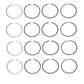 87802875 Four Piston Ring Sets 81814546 For Ford/NH Loader Tractor Skid Steer In