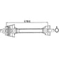 Complete Constant Velocity Shaft fits New Idea Round Baler w/ CV 483, 484