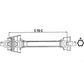 BW15803 Constant Velocity Driveline PTO Fits John Deere Rotary Cutter CX20 HX20