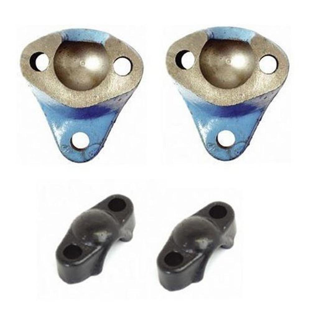 (2)- Steering Radius Rod Sockets & Cap C7NN3N406A Fits Ford/New Holland Mod