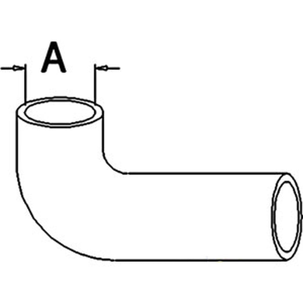 Radiator Inlet Hose Fits Fordson Replaces E1ADDN8333