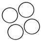 Qty 4: Liner Seal Fits Leyland Replaces 37D1857