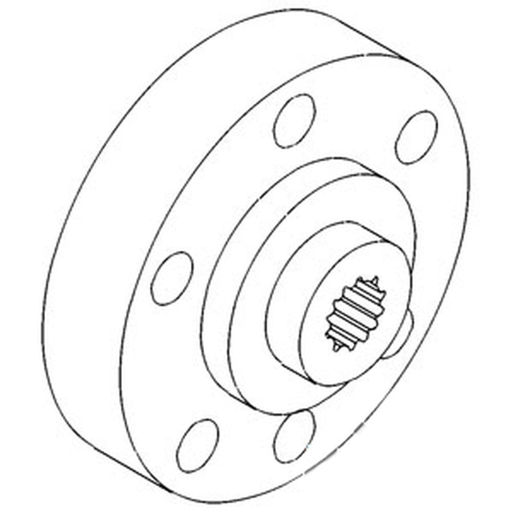 E1NNN777AB PTO Drive Plate Fits Ford 5000, 5100, 5200, 7000, 7100, 7200 5600+