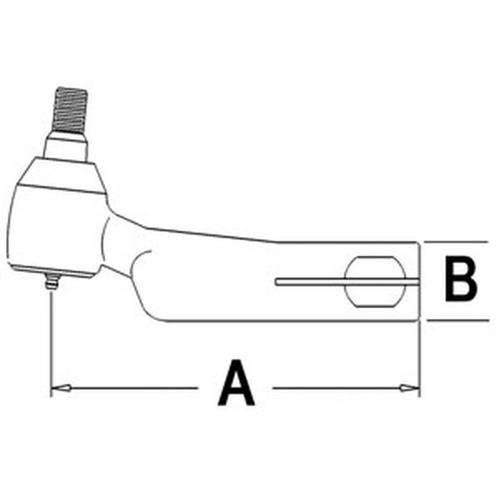 Tie Rod Fits Ford/New Holland Replaces 82980040