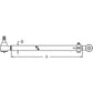 E3NN3304BA Drag Link Tube w/ End Fits Ford 2310 2810 2910