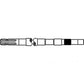 E3NN725BB PTO Shaft Fits Ford New Holland Tractor 340A 345C 445A 455D 540B