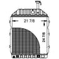 Radiator Fits Ford 8630 TW5 TW10 TW15 TW20 8530 82847503 E3NN8005BD15M
