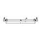 A-E6NN3280AA Tie Rod Assembly - Fits Ford/New Holland 455, 550, 555, 655 +