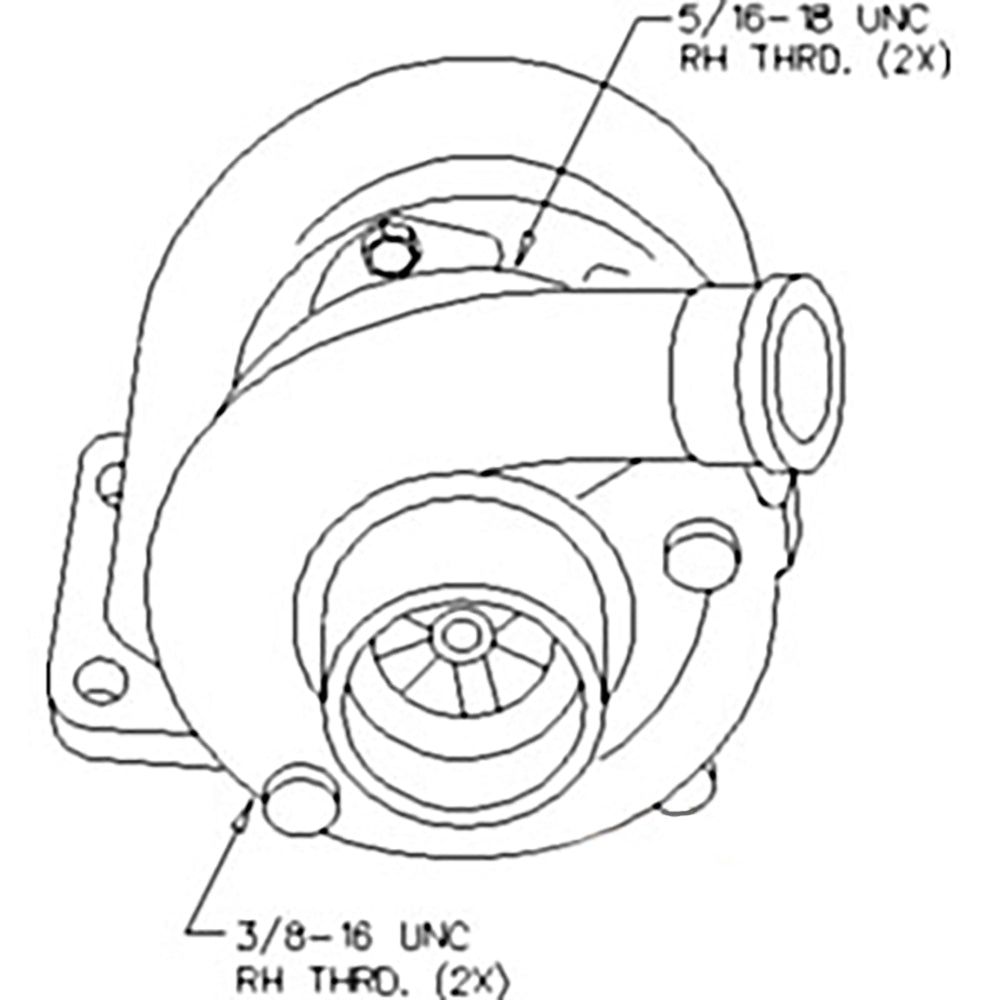 Turbocharger Fits Ford/New Holland Tractor E6NN6K682BA 466746-0004 83959435