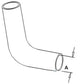 Upper Top Radiator hose Fits Ford New Holland 555C 555D 655C 655D Loader