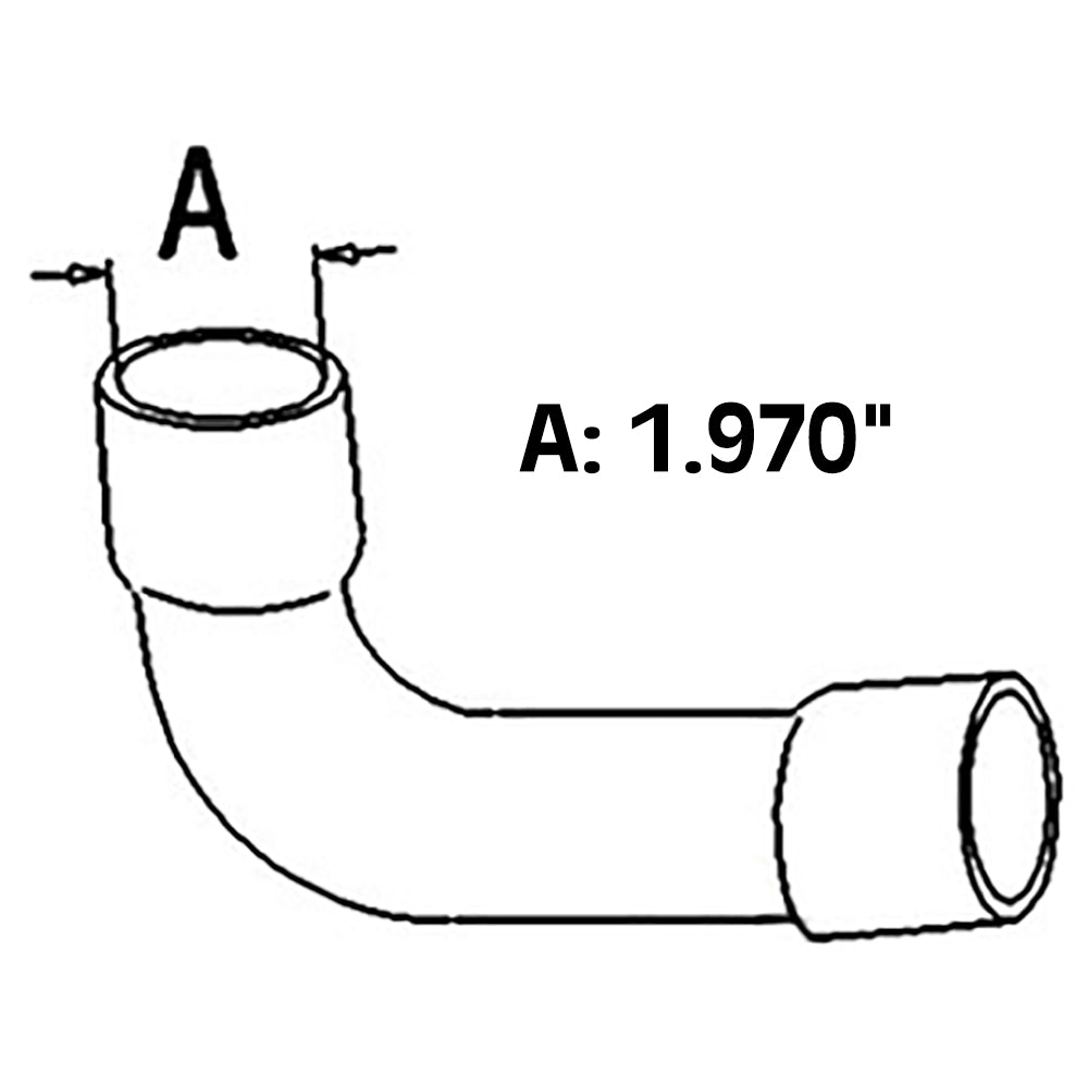 E7NN8286AA Lower Radiator Hose Fits Ford New Holland 6810 7610 7810 7810S