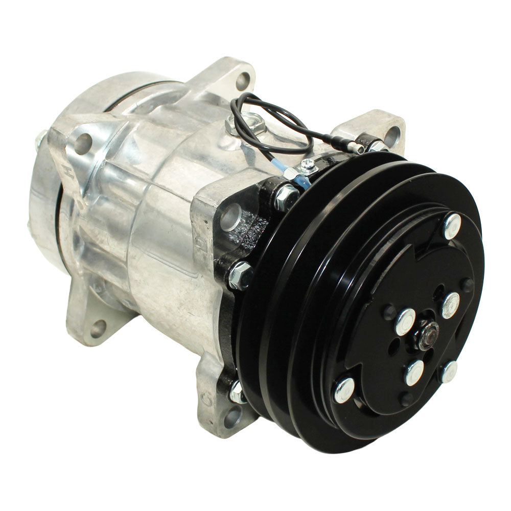 A/C Compressor with Clutch Fits Ford/New Holland Replaces 6630