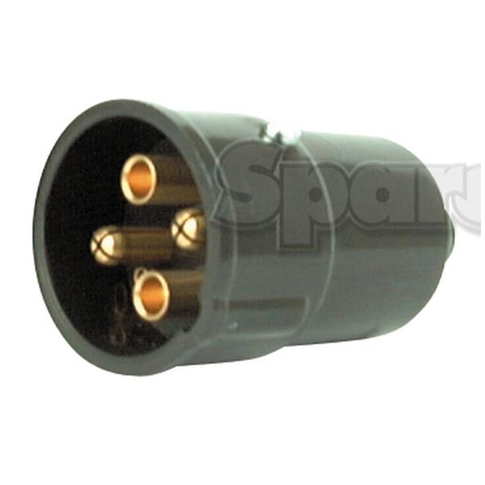 S.56470 4-Pin Auxiliary Male Socket (Plastic) - Fits Ford/New Holland