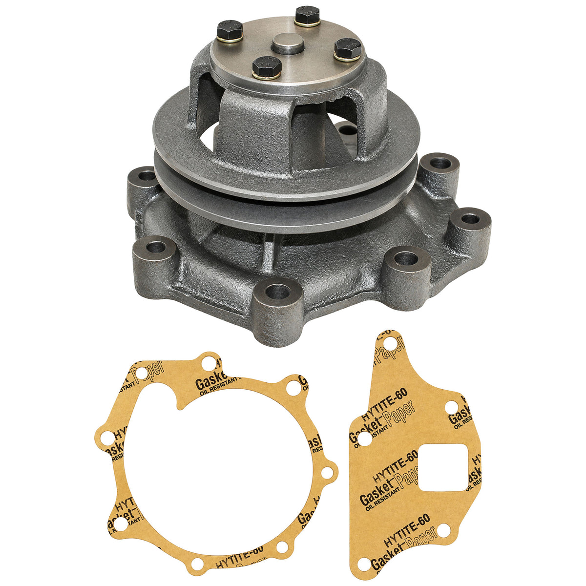 Farmtrac ESL10520 Water Pump w/ Single Pulley & Gasket 545, 555, 665