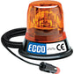 5812A Warning/Safety Amber Light Assembly with Magnetic Base Tractors 12V