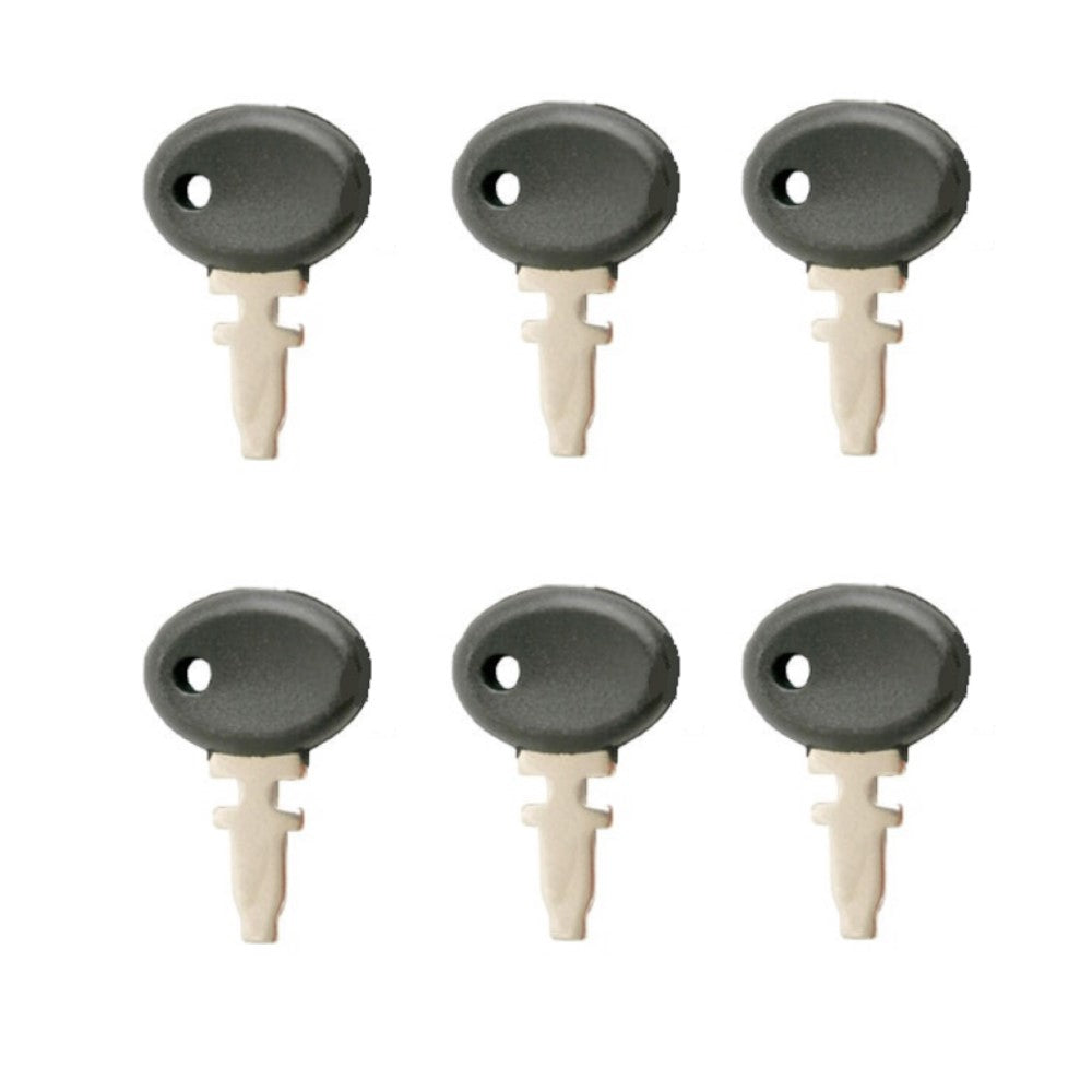 Qty 6: Ignition Switch Key(s) Fits Ford/New Holland Replaces 09918786