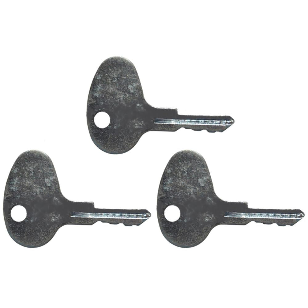 Qty 3: Key(s) Fits Universal Products Replaces 123243