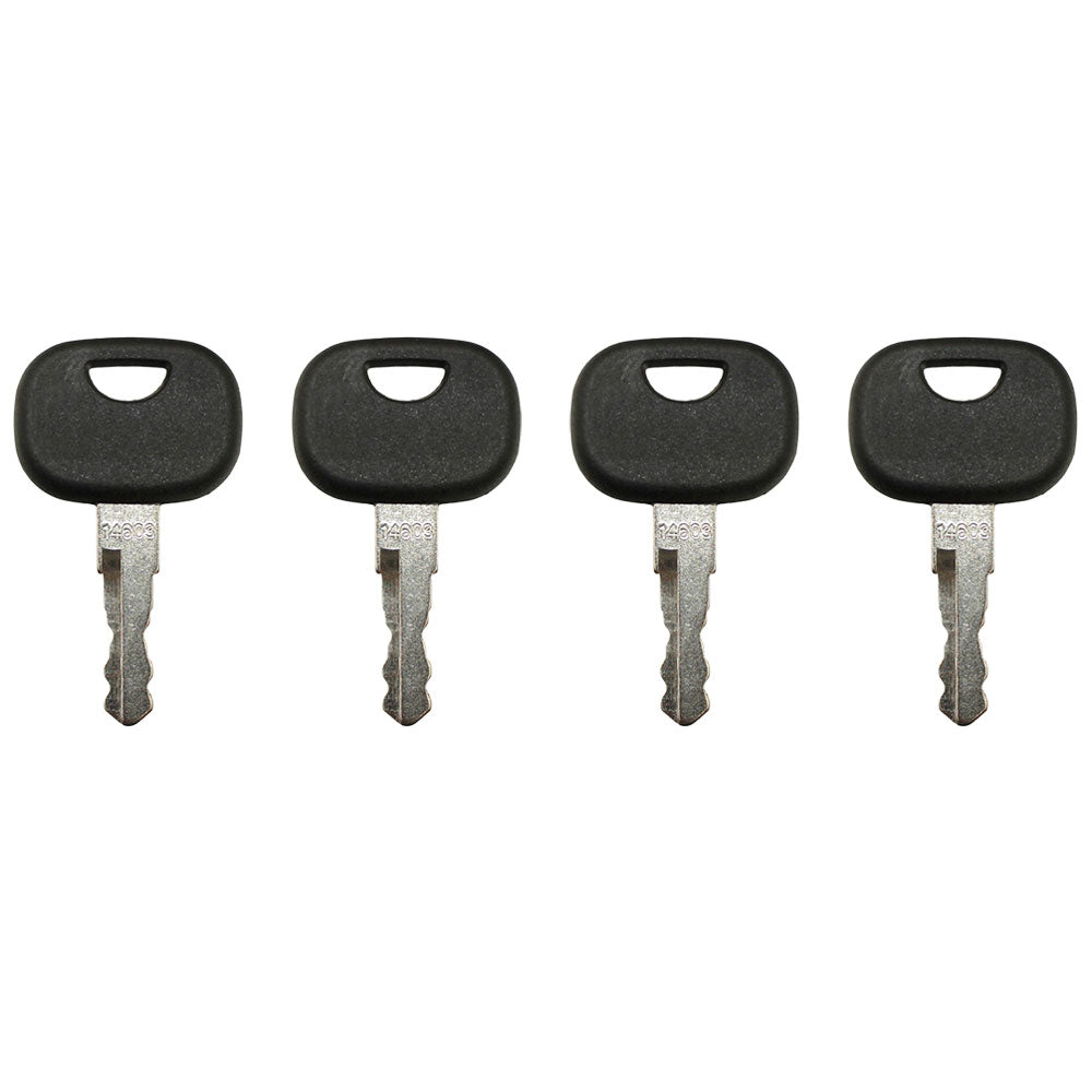 Qty 4: Key(s) Fits Caterpillar Replaces 8U9569