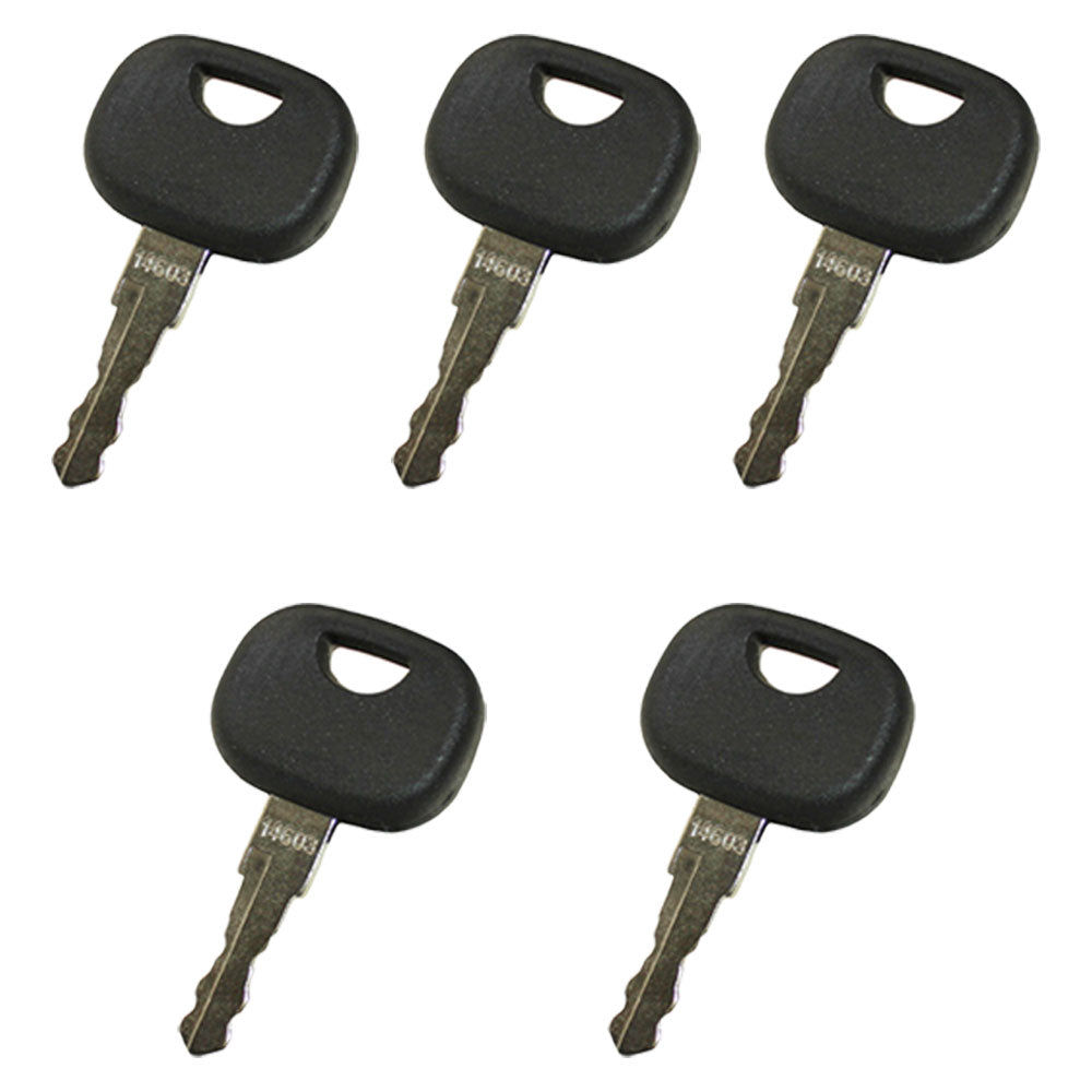 Qty 5: Key(s) Fits Caterpillar Replaces 8U9569