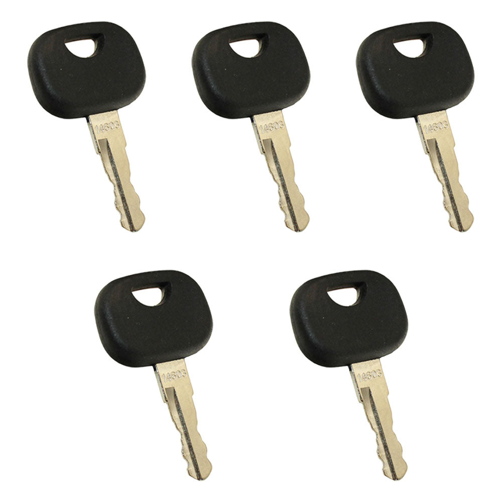 14603 Pack of 5 Keys Fits Ford New Holland NH & Fits JCB Backhoe Models