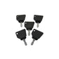 5 Keys 14607 Fits New Holland Fits Ford Terex Fits Caterpillar SkyTrak