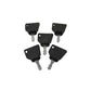 Pack of 5 Keys Fits New Holland 555E B95 Backhoe 14607