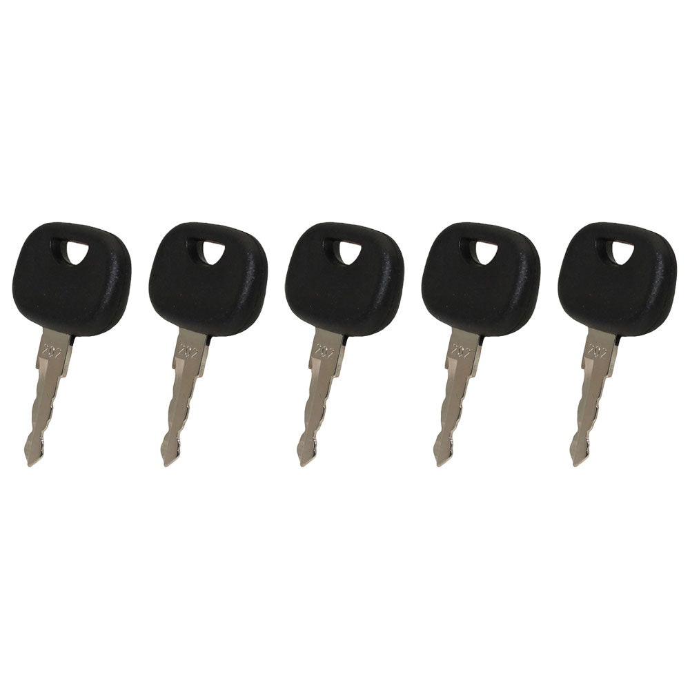 5 IGNITION KEYS Fits John Deere 5045E 5055D 5055E 5065E 5075E 5075M 5083EN