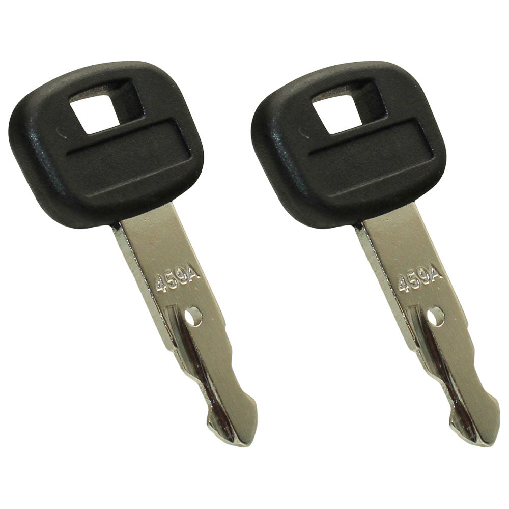 (2) Ignition Keys 459A Fits Kubota Backhoe Mini Excavator and Compact Track