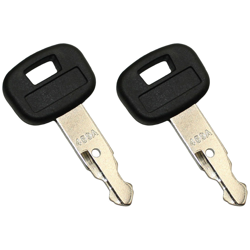 (2) Ignition Keys 459A Fits Kubota Backhoe Mini Excavator and Compact Track