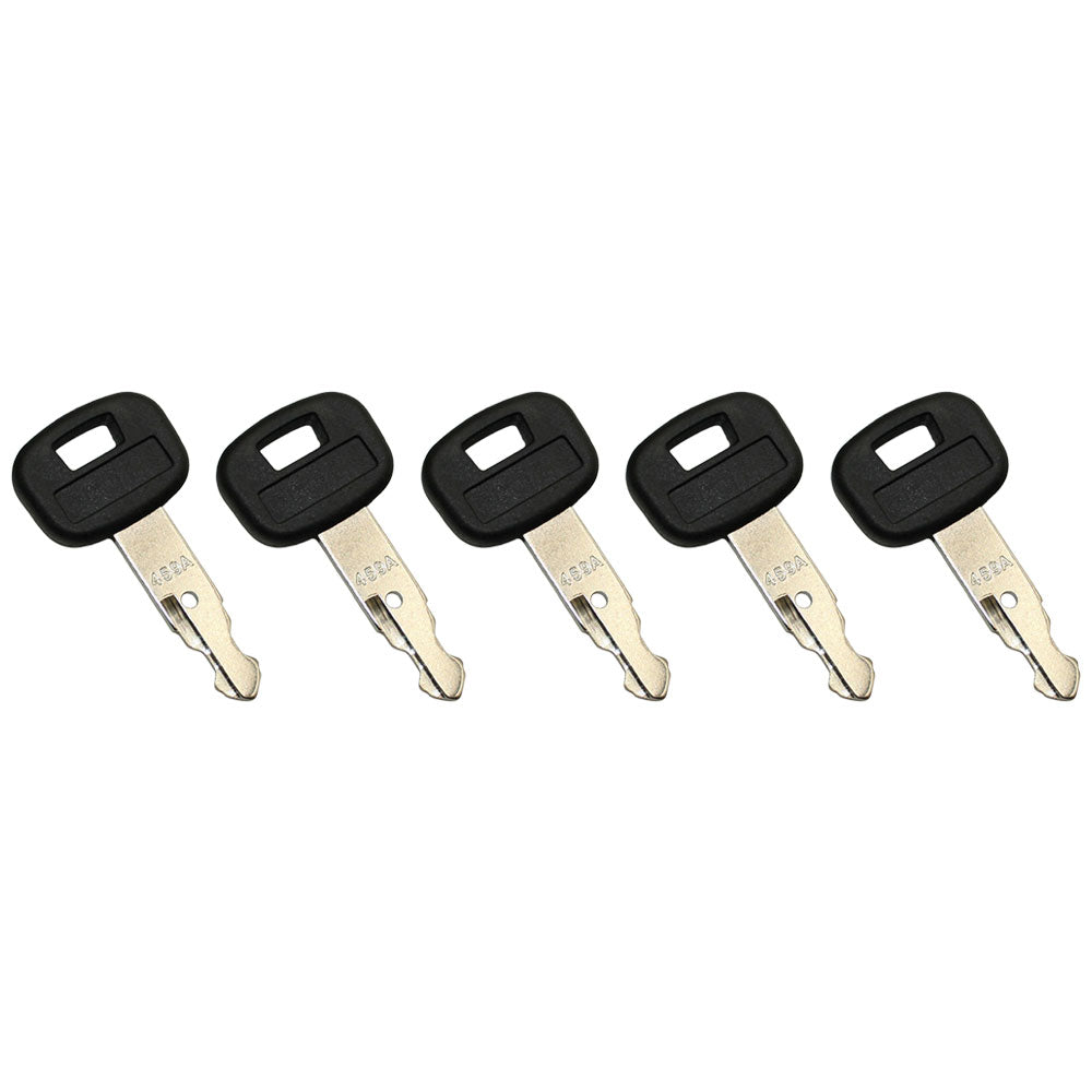 5 KEYS Fits Kubota KX91-3S KX91-3S2 L39 L39TLB L45 L48 L48TLB R520 R630 SSV65