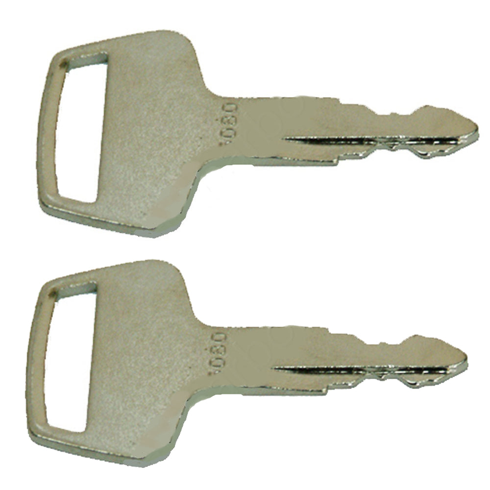 5080 Two (2) Keys for IH Fits International Harvester Excavator Models 029 5080