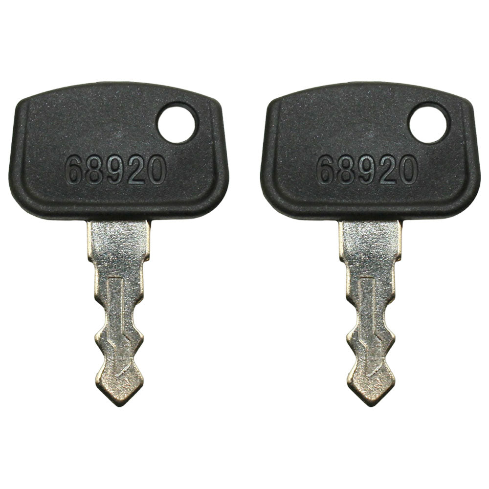 Qty 2: Key(s) Fits Kubota Replaces 68920