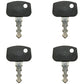 (4) RTV 500 900 1140 Fits Kubota Tractor Ignition Keys 68920 Free Shipping