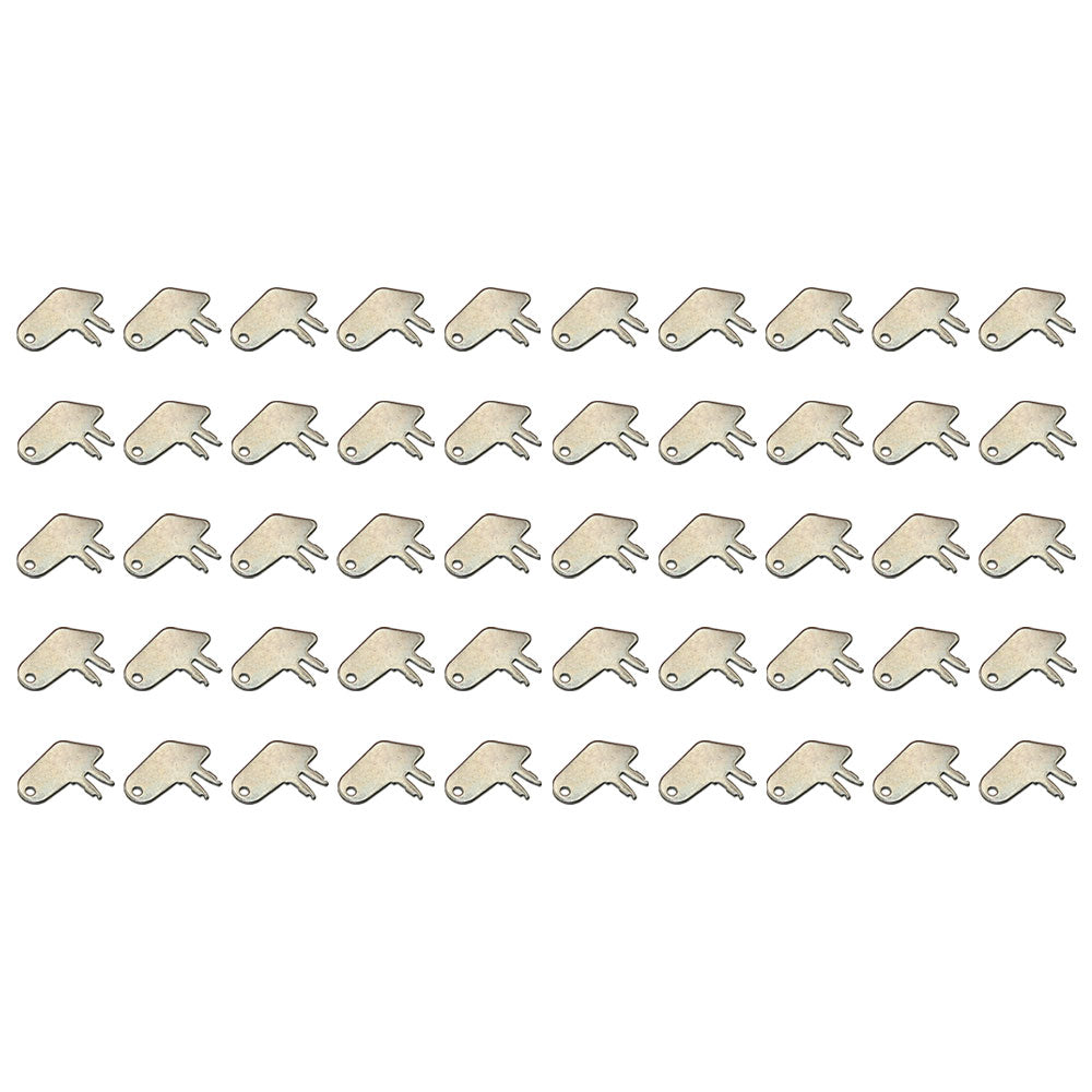 8398 (50) Master Disconnect & Old Igniton Keys Fits CAT Fits Caterpillar 8H5306