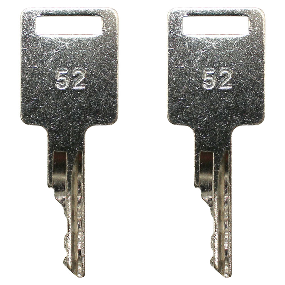 2 Ignition Keys Fits Case Skid Steer 1838 1840 1835B 1835C 1845B 1845C Loader