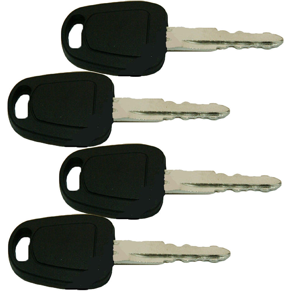 K1009605 Four (4) Heavy Equipment Ignition Keys F900 Fits Daewoo Doosan