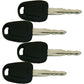 Qty 4: Key(s) Fits Bobcat Replaces 7006802