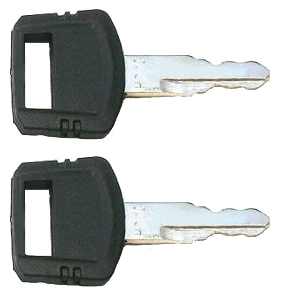 (2) Fits John Deere Keys Fits JD Key Heavy Equipment Starter Ignition Excavator
