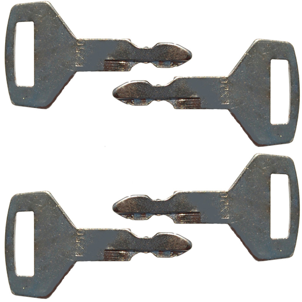Qty 4: Key(s) Fits Kobelco Replaces 2420Z1030D2