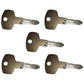 (5) Keys Fit Older Fits Nissan Forklifts Lift Trucks X7 G4