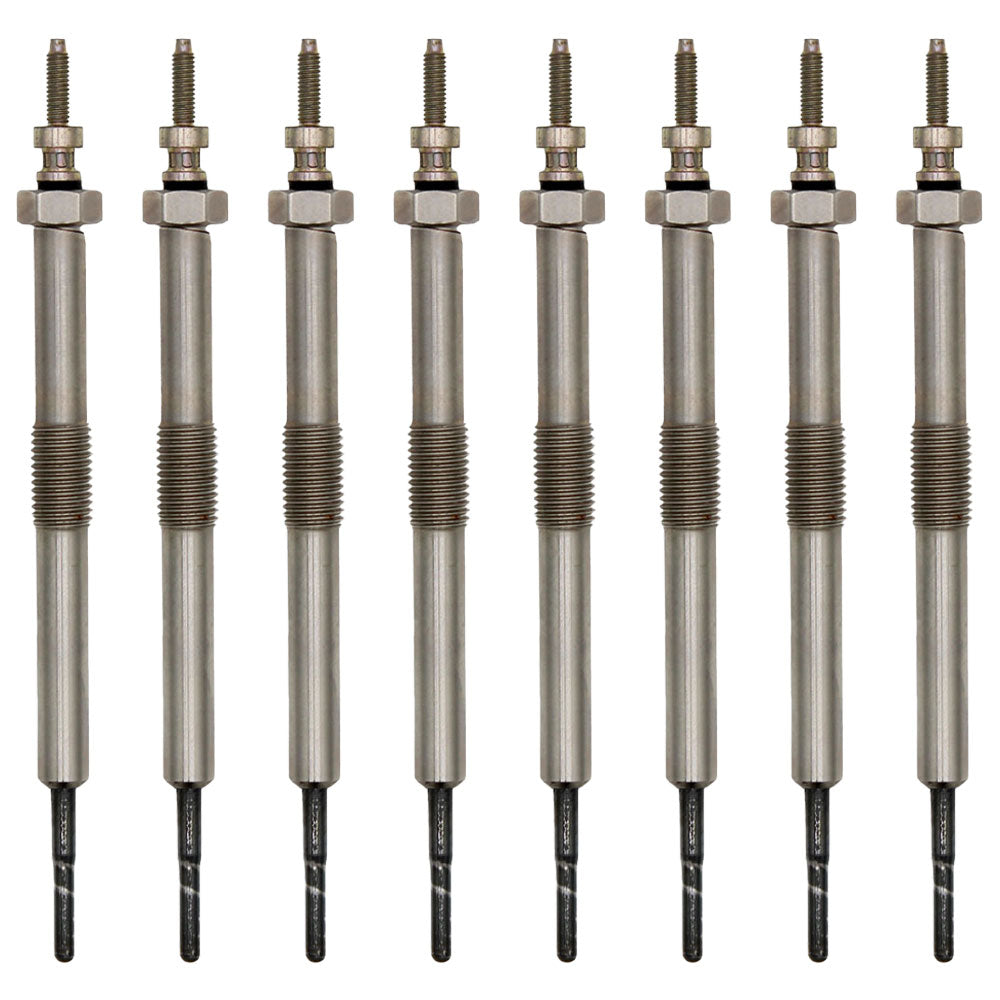 (8) Glow Plug Set Duramax Glow Plugs Glowplugs fits 2006-2010 Chevy GMC 6.6L 6.6