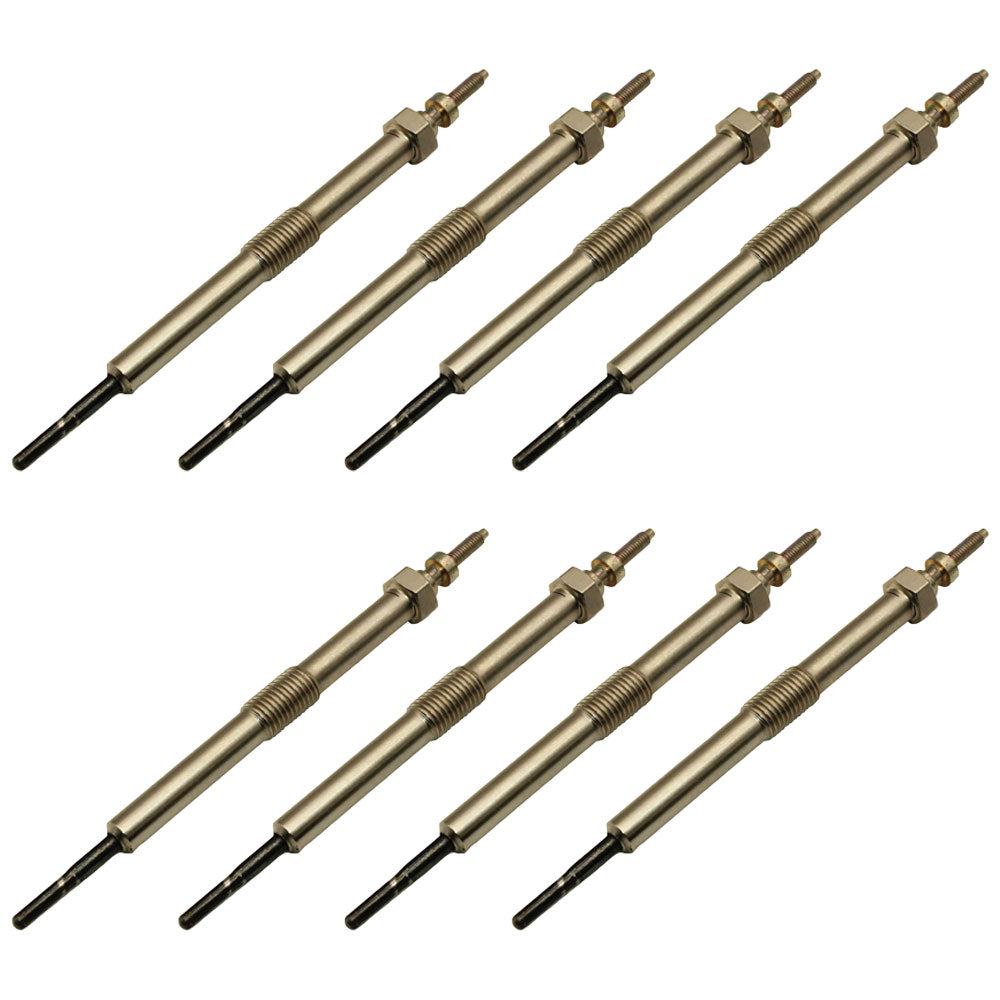 (8) Glow Plug Set Duramax Glow Plugs Glowplugs fits 2006-2010 Chevy GMC 6.6L 6.6