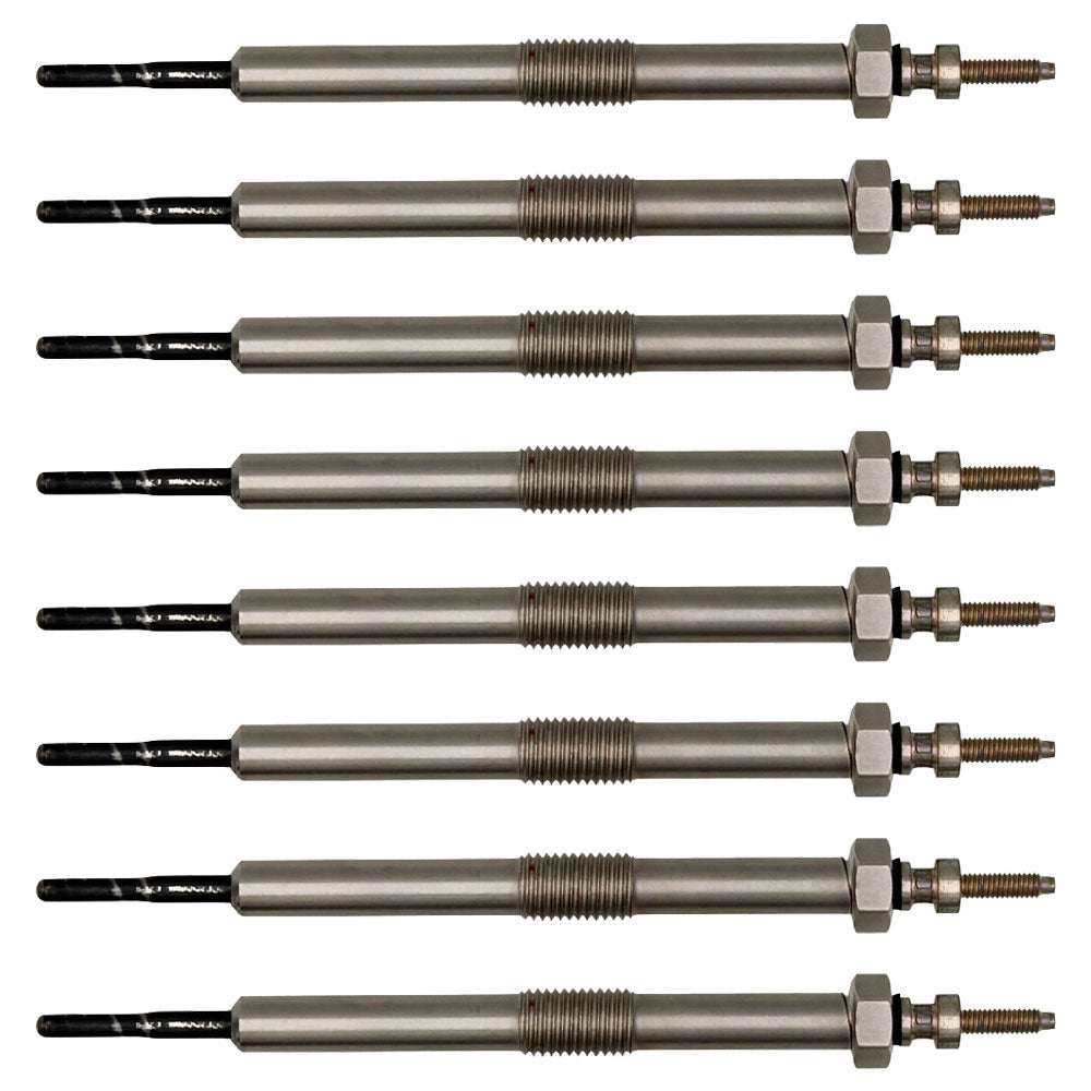 (8) Glow Plug Set Duramax Glow Plugs Glowplugs fits 2006-2010 Chevy GMC 6.6L 6.6